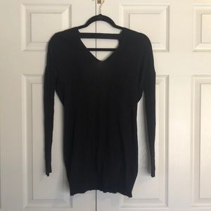 ALL SAINTS Black Crossback Sweater